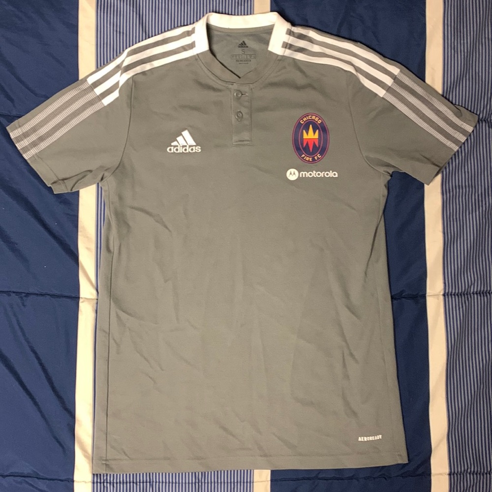 Chicago Fire FC Adidas Primegreen Aeroready Polo